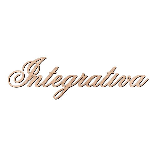 Recorte Integrativa Old Script / MDF 3mm