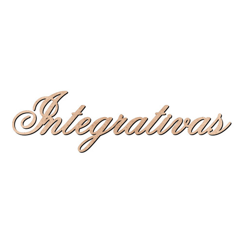 Recorte Integrativas Old Script / MDF 3mm