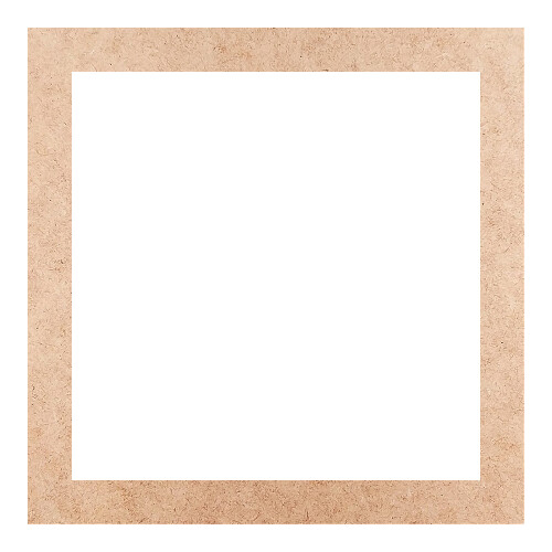Recorte Moldura Quadrada 45 cm Borda 4 cm / MDF 3mm