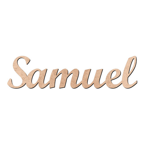 Recorte Samuel Script Mt Std / MDF 3mm