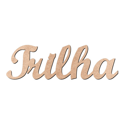 Recorte Trilha Script Mt Std / MDF 3mm