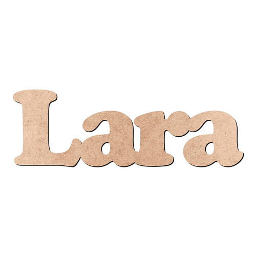 Recorte Lara Cooper Black / MDF 3mm