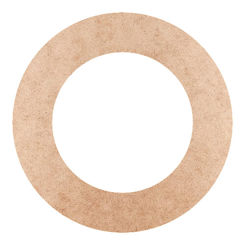 Recorte Moldura Circular 33 cm Borda 6 cm / MDF 3mm