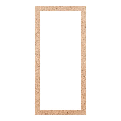 Recorte Moldura Ret 42 x 20 cm Borda 2 cm / MDF 3mm