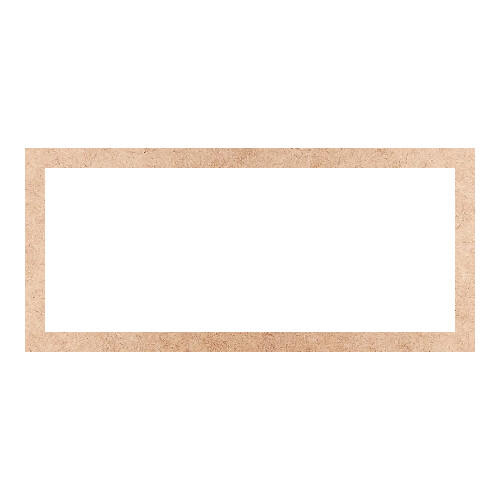 Recorte Moldura Ret 40 x 88 cm Borda 4 cm / MDF 3mm