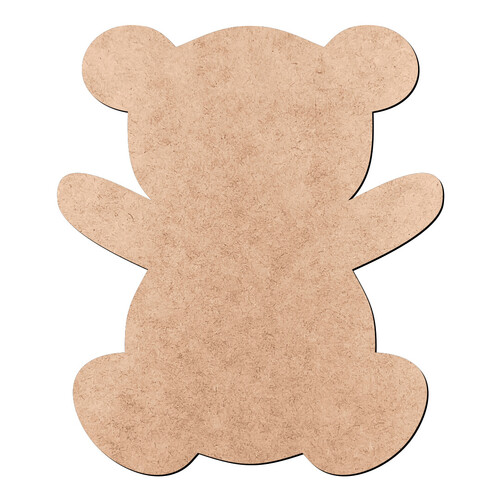 Recorte Urso Contorno / MDF 3mm