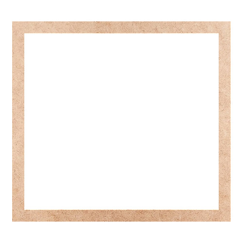 Recorte Moldura Ret 33 x 36 cm Borda 2 cm / MDF 3mm