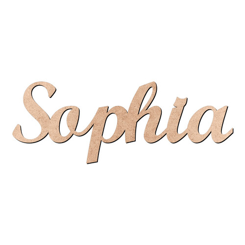 Recorte Sophia Script Mt Std / MDF 3mm