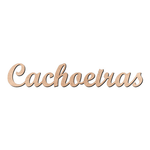 Recorte Cachoeiras Script Mt Std / MDF 3mm