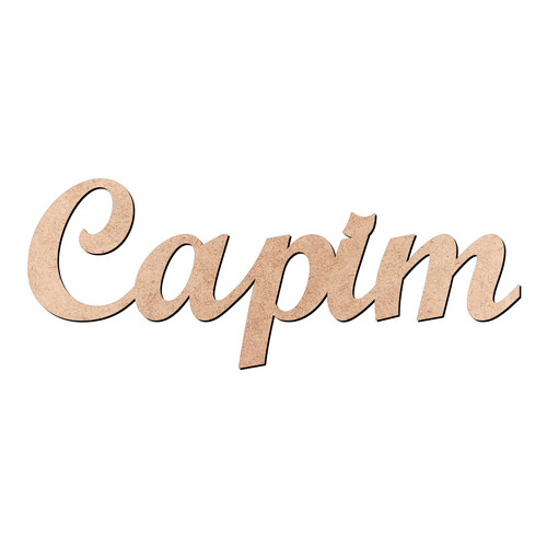 Recorte Capim Script Mt Std / MDF 3mm