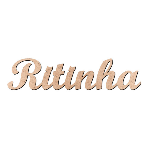 Recorte Ritinha Script Mt Std / MDF 3mm