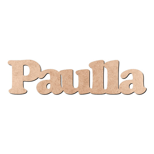 Recorte Paulla Cooper Black / MDF 3mm