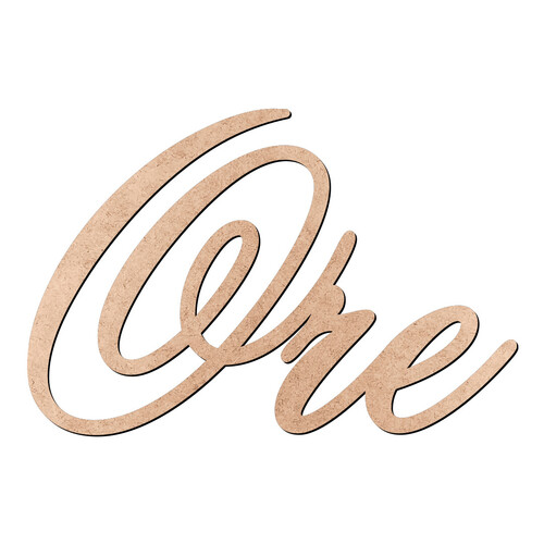 Recorte Ore Old Script / MDF 3mm