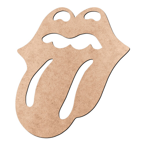 Recorte Rolling Stones / MDF 3mm