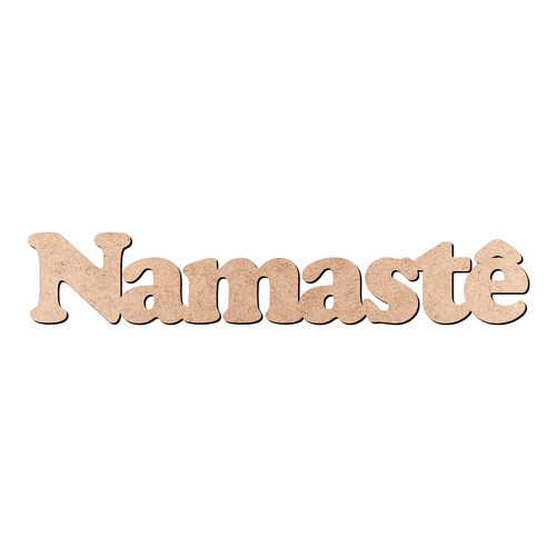 Recorte Namastê Cooper Black / MDF 3mm