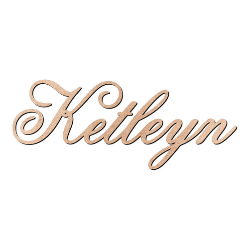 Recorte Ketleyn Old Script / MDF 3mm