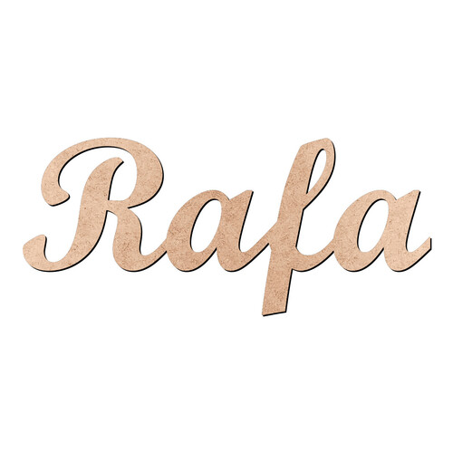 Recorte Rafa Script Mt Std / MDF 3mm