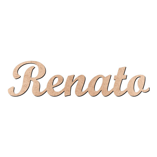 Recorte Renato Script Mt Std / MDF 3mm