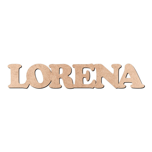 Recorte LORENA Cooper Black / MDF 3mm