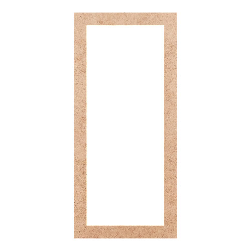 Recorte Moldura Ret 35 x 16 cm Borda 2 cm / MDF 3mm
