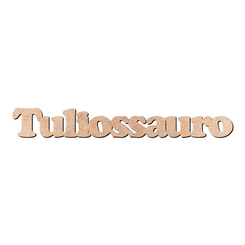 Recorte Tuliossauro Cooper Black / MDF 3mm