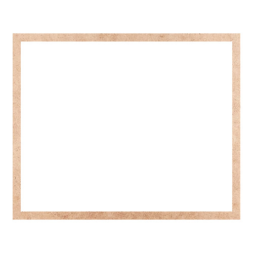 Recorte Moldura Ret 45 x 55 cm Borda 2 cm / MDF 3mm