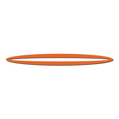 Recorte Moldura Arr 3 x 28 cm Borda 1 cm / MDF 3mm Laranja