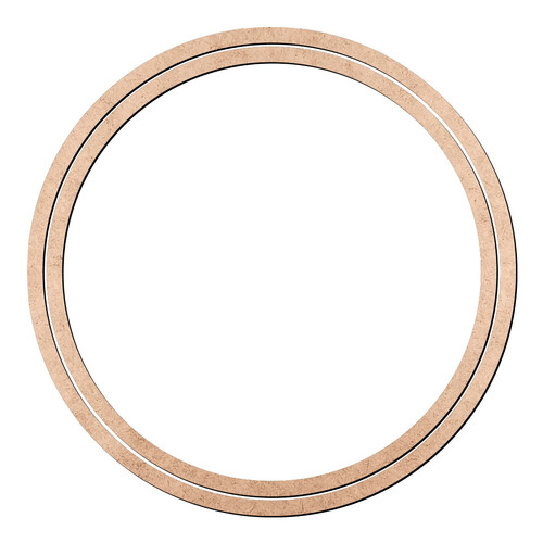 Recorte Bastidor Vazado 14 cm / MDF 6mm