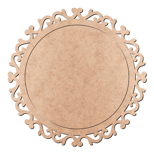 Recorte Bastidor Inteiro 40 cm Arabesc / MDF 6mm