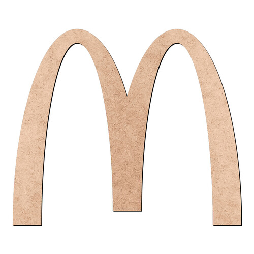 Recorte McDonalds / MDF 3mm
