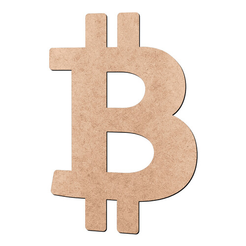 Recorte Bitcoin / MDF 3mm