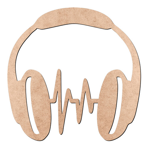 Recorte ECG Headphone / MDF 3mm