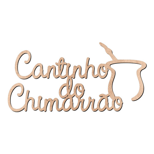 Recorte Cantinho do Chimarrão / MDF 3mm