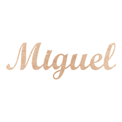 Recorte Miguel Script Mt Std / MDF 3mm