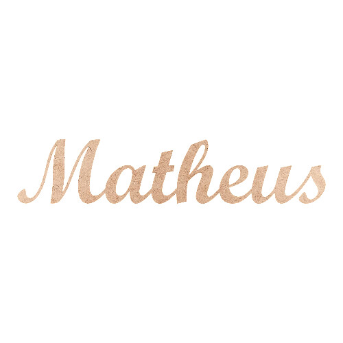 Recorte Matheus Script Mt Std / MDF 3mm