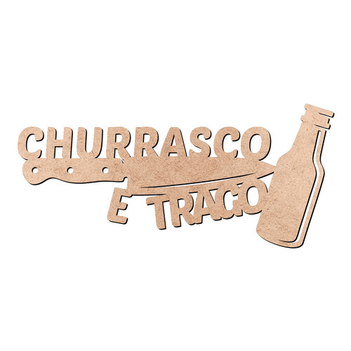 Recorte Churrasco e Trago / MDF 3mm