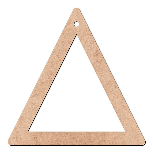 Recorte Brinco Triangular / MDF 3mm