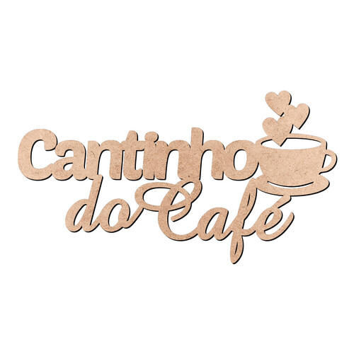 Recorte Cantinho do Café / MDF 3mm