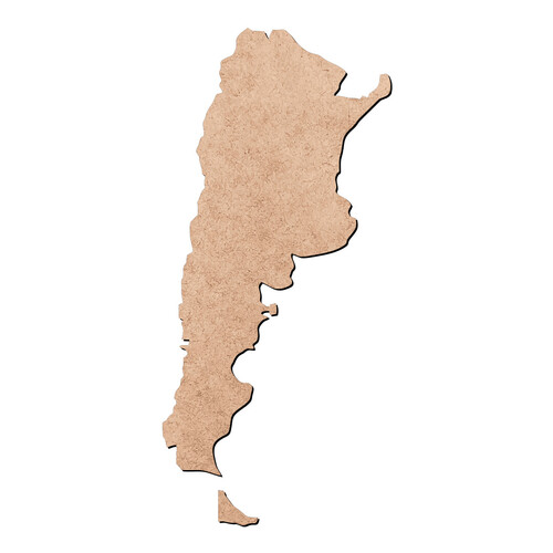 Recorte Mapa Argentina / MDF 3mm