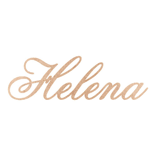 Recorte Helena Old Script / MDF 3mm