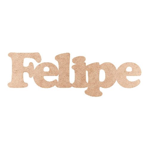 Recorte Felipe Cooper Black / MDF 3mm