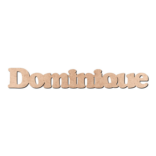 Recorte Dominique / MDF 3mm