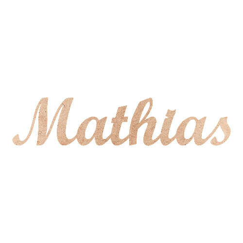Recorte Mathias Script Mt Std / MDF 3mm