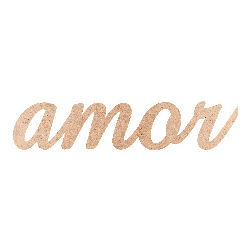Recorte amor Amaze / MDF 3mm