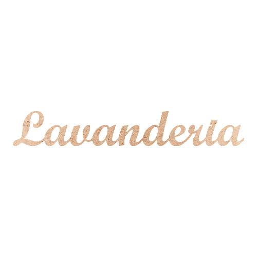 Recorte Lavanderia Script Mt Std / MDF 3mm