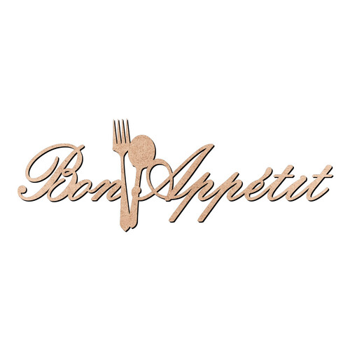Recorte Bon Appétit / MDF 3mm