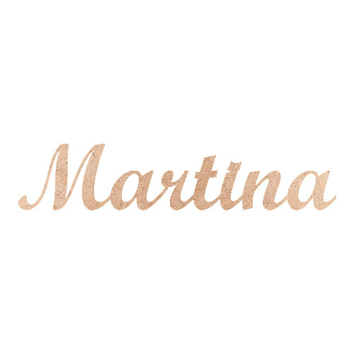 Recorte Martina Script Mt Std / MDF 3mm