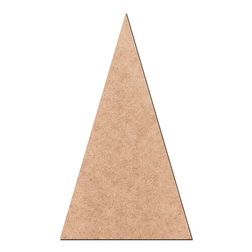 Recorte Triângulo Isósceles  / MDF 3mm