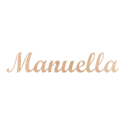 Recorte Manuella Script Mt Std / MDF 3mm