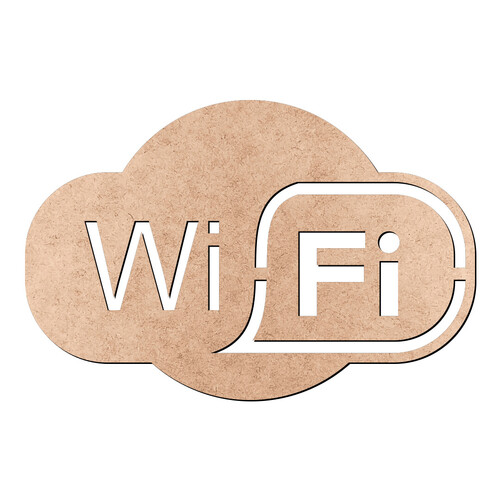 Recorte Wi Fi / MDF 3mm